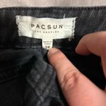 PacSun  Distressed Black Denim Skirt Size 26 Photo 2