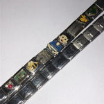 Stainless Steel Stretchy Square Charm Bracelet Assorted Charms Bracelets Links Silver Photo 5