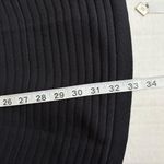 Topshop  Long Sleeve Lace-Up Back Ribbed sweater Mini skater Dress US 4 black Photo 11