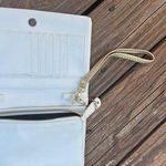 Francesca's Francesca’s Collection Gold And White Chain Satchel Photo 6