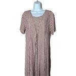 Vintage Betsy’s Things 90s Red Gingham Maxi Dress Size undefined Photo 1