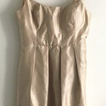 Jenny Yoo Collection Pleated Metallic Sheath Dress Lined Pockets Womens … Photo 0