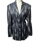 Quaint Ludovica Dress Blazer Long Sleeve Cutouts Mini Womens Size 34/XS MSRP$225 Black Photo 11