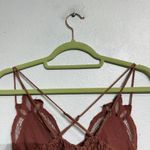 Free People  One Copper Adella Crochet Lace Bralette Sz S Photo 6