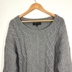 Rag and Bone Gray Cara Cable Knit Wool Cashmere Blend Sweater Photo 1