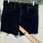 American Eagle Super Highrise Shortie Black Denim Photo 2