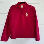 Disney  Store Vintage Pullover Pooh Bear Pink Fleece Y2K 2000s Photo 0