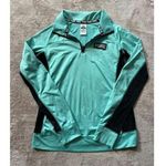 Victoria's Secret Pink  Ultimate Pullover 1/4 Zip Jacket Top Shirt Mint Green Sz S Photo 0