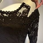 Bisou Bisou  Michele Bohbot Black Lace Cold Shoulder Dress Women’s Size 16 Photo 1