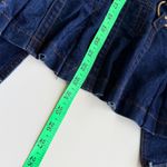 Ashley Stewart  Denim Jean Jacket Size 12 Peplum Gold Hardware Accents Photo 7