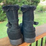Khombu  Black Leather Kelly Snow Boots Photo 1