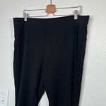 J.Jill petite black knit ankle snap pull on pants size XL Photo 2