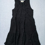 Universal Threads Universal Thread Gauze Scoop Neck Short Dress Size S in Black Photo 0