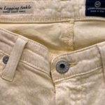 AG Adriano Goldschmied Adriano Goldschmied yellow/white snakeskin super skinny jeans Sz 27R Photo 5
