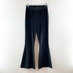 Aerie  Ribbed Velour Corded Groovy Flare Leggings Pants Black XS Photo 2