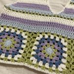 NWOT Crochet Halter Top White Photo 4