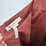 BCBGMAXAZRIA BCBG Generation Red Multi Halter Dress Pleated Mini Cocktail Size 4 Photo 10