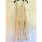 House of Harlow 1960 ivory eyelet drop waist midi dress 6 Photo 3