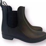 Sam Edelman Tinsley Short Rubber Chelsea Rain Boots Black Matte Women’s Sz 8 Photo 0