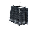 Cato Women's Unbranded Black & White Patterned Rayon Shorts L Photo 7