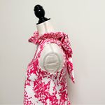 Tuckernuck Pink White Wildflower Blythe Sleeveless Floral A Line Bow Dress XXS Photo 3