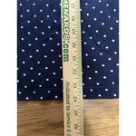 Croft & Barrow  Women Size Medium Cotton Polka Dot Shirt 3/4 Sleeve Casual Relax Photo 3