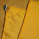 Bill Blass Yellow Polka Dot Striped Scarf for BAAR and BEARDS Photo 2