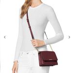 Michael Kors  Merlot Daniela Small Leather Crossbody Bag Photo 14