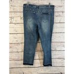 Drew SIMPLY BE "" Distressed Straight Leg Jeans with Frayed Release Hem-16R Photo 1