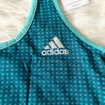 Adidas  Blue Green Athletic Racer Back Tank Top Photo 63