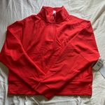 Zella Echo Ottoman Rib Half Zip Pullover Photo 4