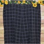 Torrid Wide Leg Women's Black Purple Plaid Windowpane Career Pants Plus Size 28 Photo 1