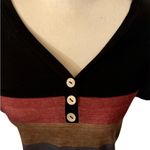 SheIn BRAND NEW  Short-Sleeved V-Neck T-Shirt Photo 1