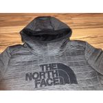 The North Face  Women's Quilted Hoodie Hooded Sweatshirt Gray Black Size medium‎ Photo 1