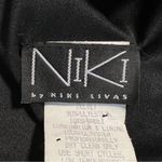 Vtg Niki By Niki Livas Y2K Maxi Evening Dress Sz 8Velvet Top Whimsigoth 90s HOCO Black Photo 8