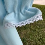 Blue Ruffled Nightgown with Butterfly Embroidery Size M Photo 5