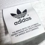 Adidas  Heather Gray Cropped T-Shirt with Colorful Logo Size Large Photo 8