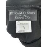 Gunne Sax  Jessica McClintock Vintage Maxi‎ Dress Gown Black Sparkly Glitter Sz 5 Photo 8