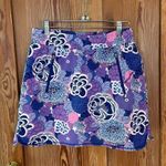 Talbots T By  Everyday Stretch‎ Skort In Spring Blossom Skirt w Shorts - Sz S 💚🎀 Photo 0