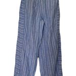 Anthropologie Anthro Blue Striped Rope Palazzo Pants size 2 Photo 5