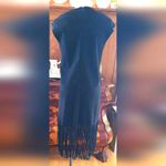Muubaa Black Fringed Suede Dress Size undefined Photo 3
