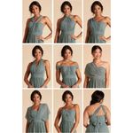 Birdy Grey  Bridesmaids Chiffon Dress Christina Convertible Dress in Sandy Taupe Photo 3