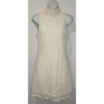 L'Academie REVOLVE Cream Lace High Neck Sleeveless Mini Dress Size M Medium NWT! Photo 1