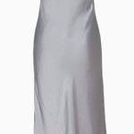 Aritzia Wilfred Only Slip Satin Dress Purple Photo 7