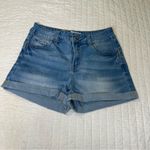 Wax Jean  Butt, I Love You Light Blue Denim Women's Shorts Photo 1