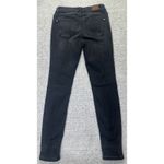 Judy Blue Womens Jeans Black Distressed ROSEWOOD Plaid Skinny Sz 5/27 Photo 6