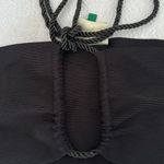 Farm Rio  Knit Cutout Crop Halter Top in Black, Medium, $100 Photo 7