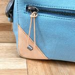 Free People We The Free Blue Canvas Convertible Crossbody Bag Photo 7