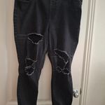 Maurice's  XL  Black Distressed Skinny Jeans Photo 3
