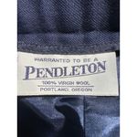Pendleton Wool Trousers Cobalt Blue Pleated High Waist Career Pants Size 6 Photo 4